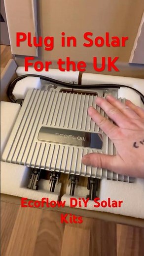Ecoflow Stream Micro Inverter DiY Solar for the uk! #solar #diysolar #ecoflow #uk #ukenergy #diy