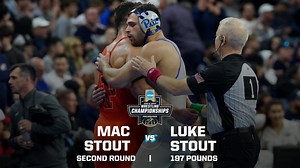 Brothers meet in historic match at NCAA wrestling championships