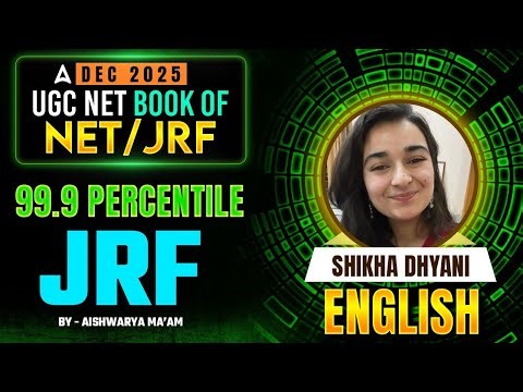 UGC NET English Topper Interview 2026 | JRF Topper Interview | UGC NET JRF English Topper Shikha