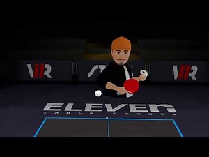 STIGA x Eleven Table Tennis - realistic virtual reality table tennis simulator.