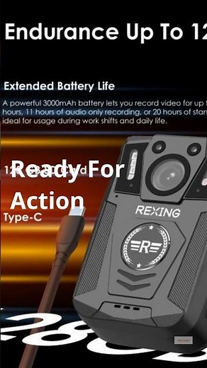 Rexing P2 Body Cam — Compact 1080p Night Vision Camera You Can Trust!