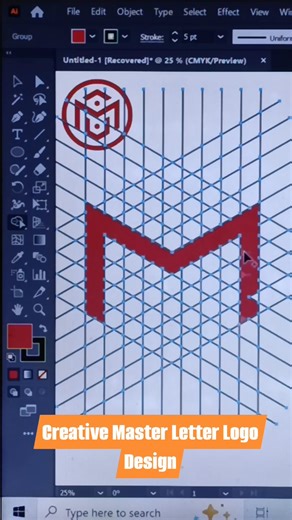 How To Create Creative Master Letter Logo Design In Adobe Illustrator Tutorial Sumaiya's Design Hub | Sumaiya's Design Hub