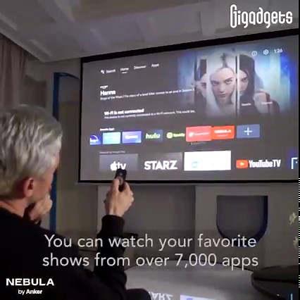 1K reactions · 248 shares | Nebula Cosmos Laser 4K projector allows you to carry it around the house and set up a home theater in a snap. Learn more  https://seenebula.co/GGLASER4K Nebula announced that it would formally adopt the ANSI Lumen specifications for its line of Cosmos Projectors and that the Nebula Cosmos Laser 4K D2350 will be updated to 1840 ANSI Lumens. | GIGadgets | Facebook