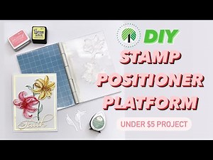Dollar Tree DIY Amazing Stamp Platform 4x6 - Stamping Tool 💚