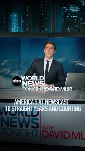 America’s #1 newscast 10 straight years and counting. | ABC World News Tonight with David Muir