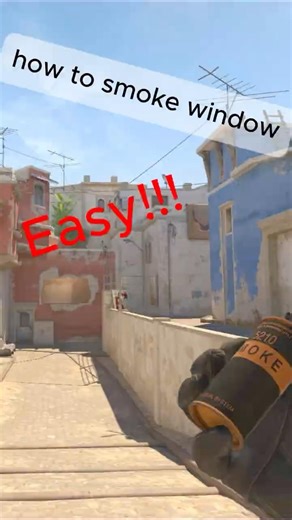 How to smoke window on mirage #cs2 #counterstrike #tutorial #fyp