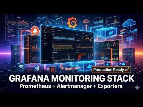 Grafana, Prometheus and Alert-Manager | Docker Compose Full Setup Guide 🚀