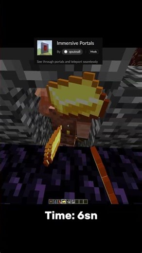 Minecraft but Portals are TOO Real 😳