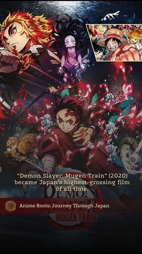 Released in 2020, “Demon Slayer: Kimetsu no Yaiba – The Movie: Mugen Train” became Japan’s highest-grossing film of of all time, earning a staggering ¥40.75 billion at the domestic box office. #DemonSlayer #KimetsuNoYaiba #MugenTrain #AnimeFilm #HighestGrossingFilm #JapanCinema #BoxOfficeHit #AnimeCommunity #FilmIndustry #2020Release #AnimeLovers #CinematicAchievement #JapaneseAnimation #MovieMagic #EpicJourney #TanjiroKamado #NezukoKamado #AnimeFans #CulturalPhenomenon #AnimeArt | 72 Dragons