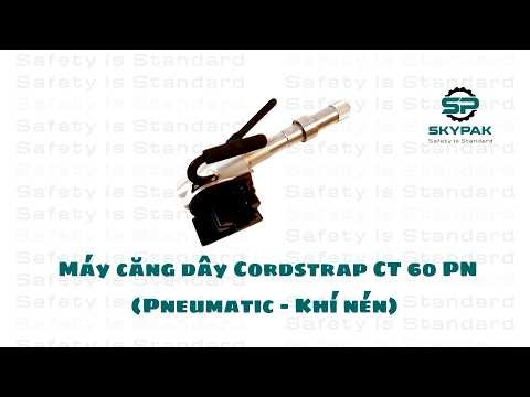 Giữ lực căng tuyệt đối với máy căng dây Cordstrap CT6 PN – Sức mạnh khí nén chuẩn AAR & GL | SKY PAK
