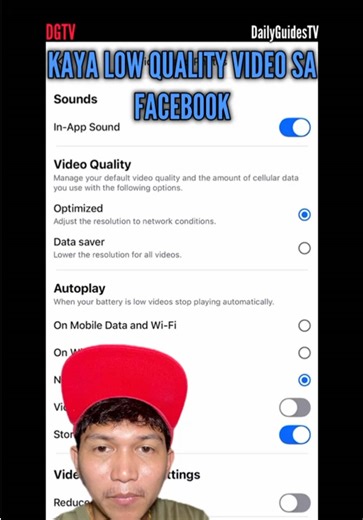 Paano Ayusin ang Low Quality Videos sa Facebook