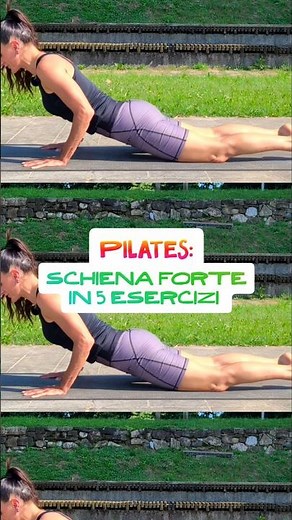 🌿PILATES: schiena forte in 5 esercizi! 🔥