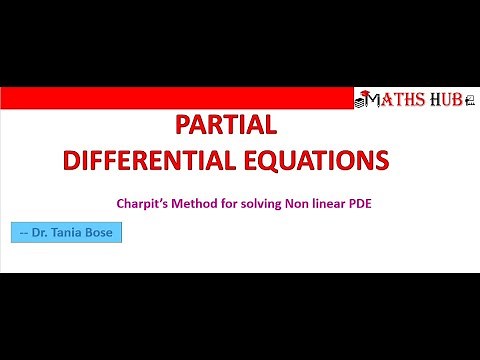 Charpit's Equation for Non Linear PDE-Part-4 (Partial Differential Equations)