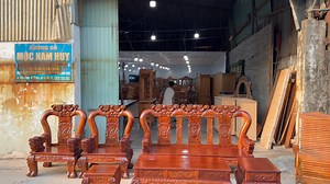 Đẹp a KH mua tiếp - salon Nghê cột 12 chân 14 Tràm Bông Vàng . 0948086889 | Đồ Gỗ Mộc Nam Huy