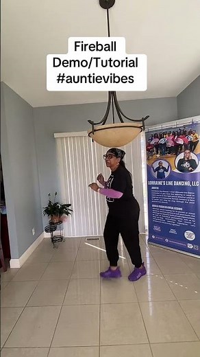 Fireball Line Dance - Pitbull - Demo/Tutorial- Lorraine’s Line Dance