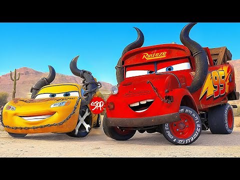 Lightning McQueen Fritter & Miss Fritter Rust-Eze | Pixar Cars