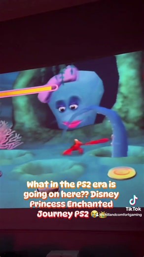 What in the PS2 era is going on here?? Disney Princess Enchanted Journey PS2 😭👑 #disney #ps2games