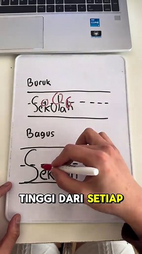 Cara meembuat tulisan tangan jadi bagus dan rapih. #belajarsemenit #edukasi #sekolah #itb