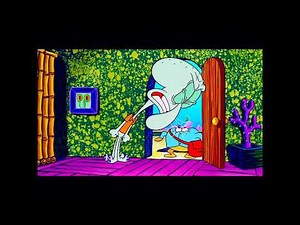 Squidward yells at The Mailman Go away