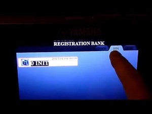 Yamaha TYROS 5 tutorial [7] : Setup / Save 3 different REGISTRATION banks - Blank Registration