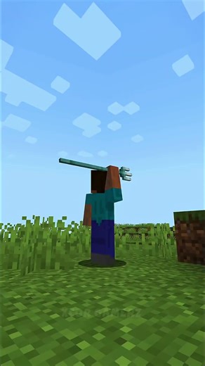 Minecraft Trident Funny Glitch 😂💀 | Insane Bug Command