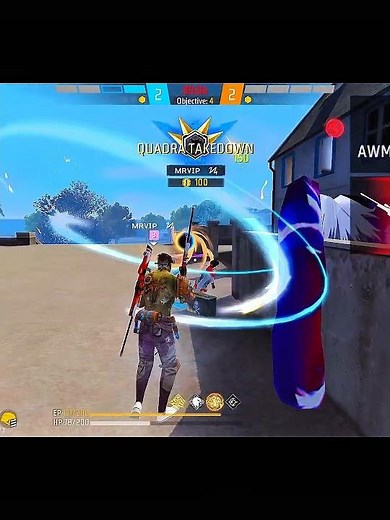Last Player Alive 😭 AWM 1v4 Clutch Finish! #b2k