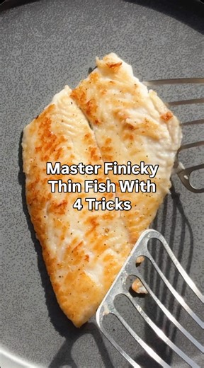 Cook's Illustrated on Instagram: "With these 4 tips from @ouichefsteve, you will never struggle to sear thin white fish like flounder or sole without it falling apart or drying out again."