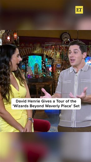 It’s magic! 🪄 David Henrie gives ET a behind-the-scenes tour of the ‘Wizards Beyond Waverly Place’ set, including all the subtle nods to Selena Gomez, a.k.a. Alex Russo. | Entertainment Tonight