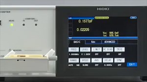 Making settings on Hioki LCR Meter IM3536 is extremely easy! Watch this video to learn how to use Hioki LCR Meter IM3536 to measure the capacitance of ceramic capacitors! Hioki LCR Meters and Impedance Analyzers range from 1mHz to 3GHz devices to suit a wide range of applications in the testing of electronic components. The IM3536 raises the industry standard for general-purpose LCR meters by offering a wide DC and 4Hz to 8MHz testing frequency while delivering 0.05% accuracy, ideal for evaluati