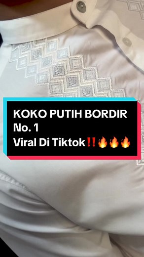 Berkat support kalian, Koko Putih Bordir Casella bisa tembus No. 1 di Tiktok selama beberapa minggu. Thankyou guys!🙏🏻