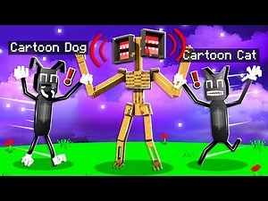 I found CARTOON CAT & CARTOON DOG in Minecraft!