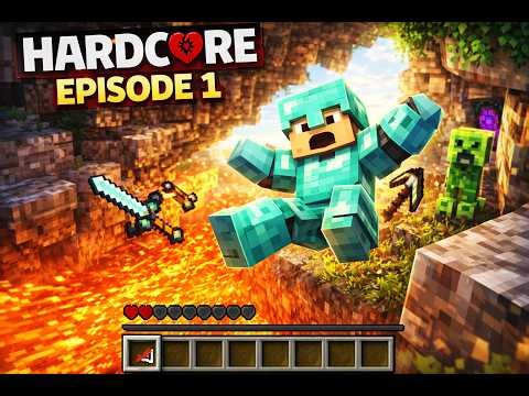 I Thought I Was Ready for Hardcore… I Was Wrong | Minecraft Hardcore #1