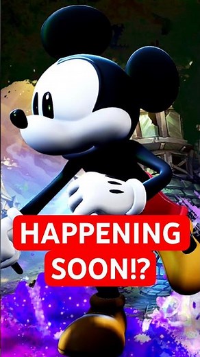Epic Mickey 2 Rebrushed IS COMING!? #epicmickeyrebrushed #gaming #gamingshorts