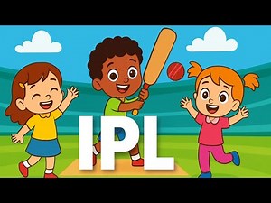 IPL for Kids | Learn Cricket Teams, Colors, & Cheers with Fun Cartoons & Songs! 🏏🎨