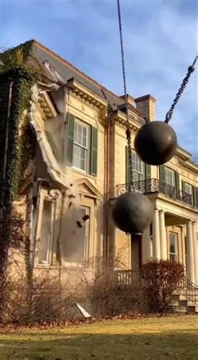 Wrecking Ball vs Mansion – This Was a Huge Mistake 😳 #shorts