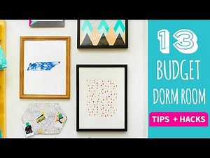 13 Dorm Room Ideas and Hack for Decorating on a Budget