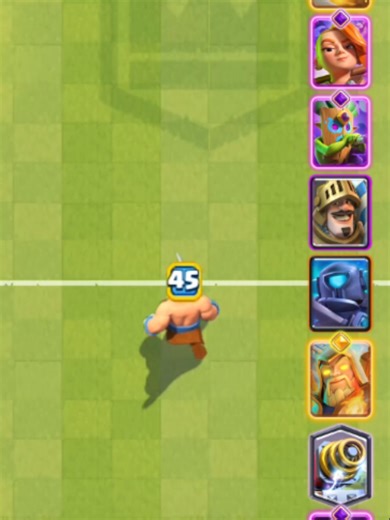 Clash Royale: Lvl 45 Barbarian vs 8 Troops