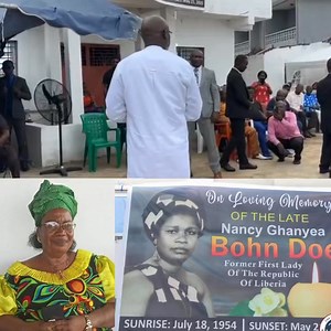 Listen carefully to the end and drop your opinion on the former President George Weah condolences message to Doe family….. Do you believe that former President George Weah said he is not a politician? | Montserrado Media Inc.