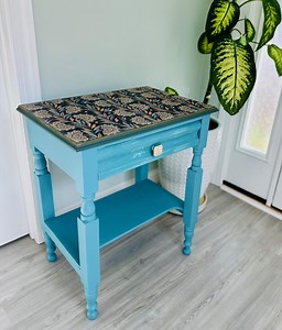 Eclectic Cottage Style Side Table - Etsy