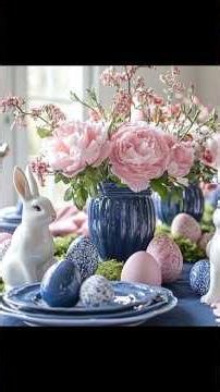 Decorate Your Easter Table with These Simple and Elegant Centerpieces#trending #eastercenterpieces