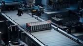 Electric Car Battery Pack Production Process. On Lithium-ion Battery...