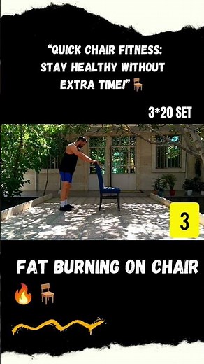 #shorts How to Stay Fit and Slim While Sitting on a Chair?🤔💪