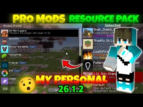 My Personal PvP & Survival Mods 26.1.2 😯 | Best FPS Boost Mods Mobile🔥(Mojo Launcher)