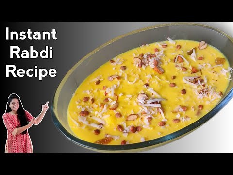 Instant Amul fresh cream Rabdi | only 3 Ingredients | Rakhi Special Sweet | Rabdi Recipe