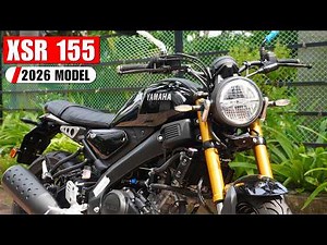 2026 Yamaha XSR 155 Review - New On Road Price & All Colors | Mileage | Black