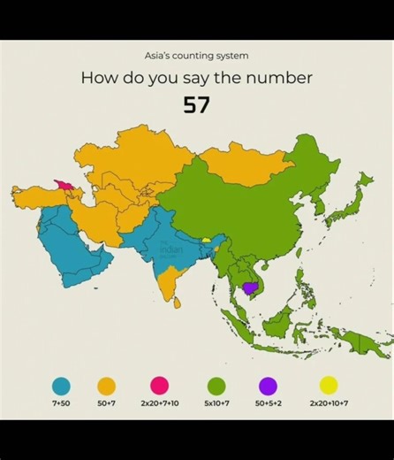 How Asia Says the Number 57 🤯