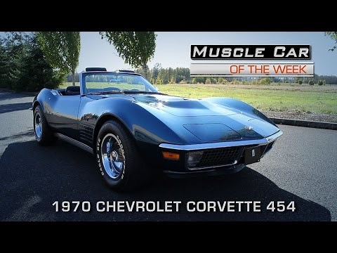 1970 Chevrolet Corvette 454 Roadster-Muscle Car Of The Week Video Episode 174