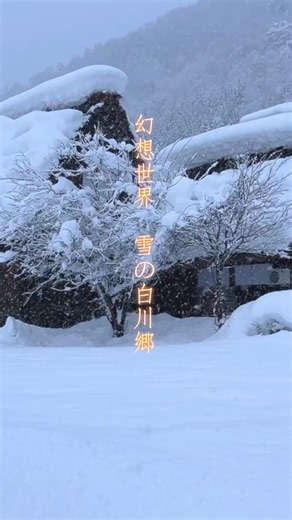 [Shirakawa-go] Visit the snow-covered village of Gassho-style houses. Experience the reality of c...