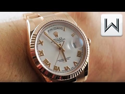 Rolex Day-Date 36 Everose (118235) Luxury Watch Review