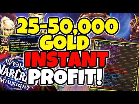 The Setup That Makes Profit INSTANTLY & Keeps Making You Gold Later - WoW Midnight Goldmaking